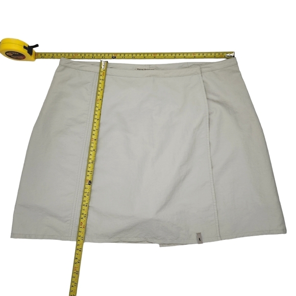 ROYAL ROBBINS Skort 16 Tan Nylon Faux Wrap Hiking Walking golf - Picture 9 of 10